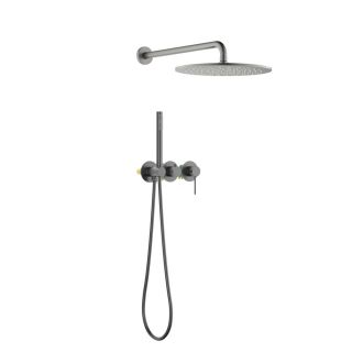 Душевой комплект Timo Saona SX-2349/18SM чёрное золото